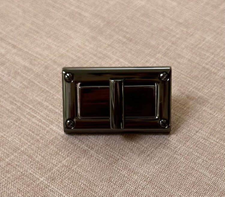 Camille turn lock - in gunmetal
