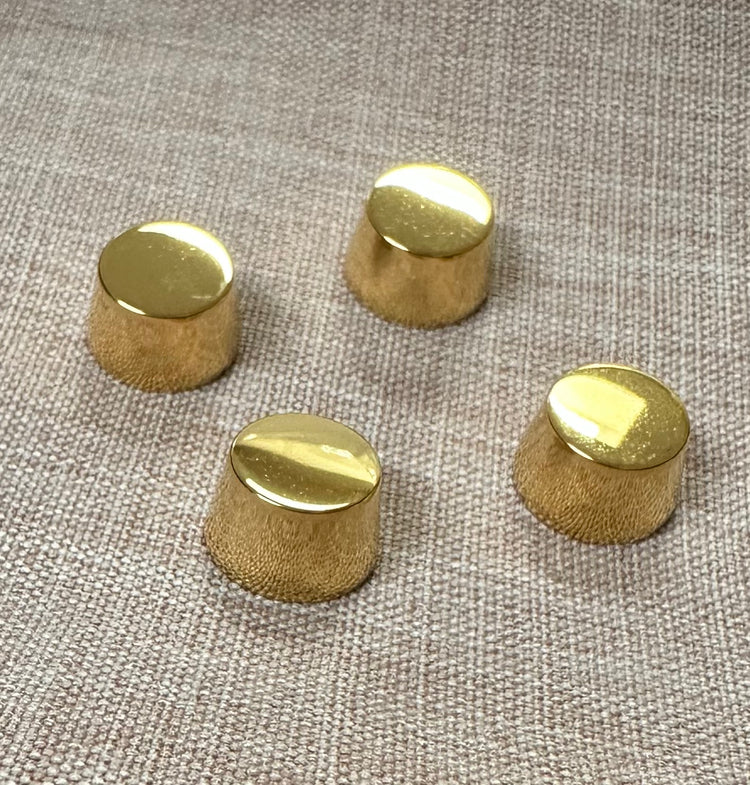 18k gold plated purse feet - in gold - set of 4