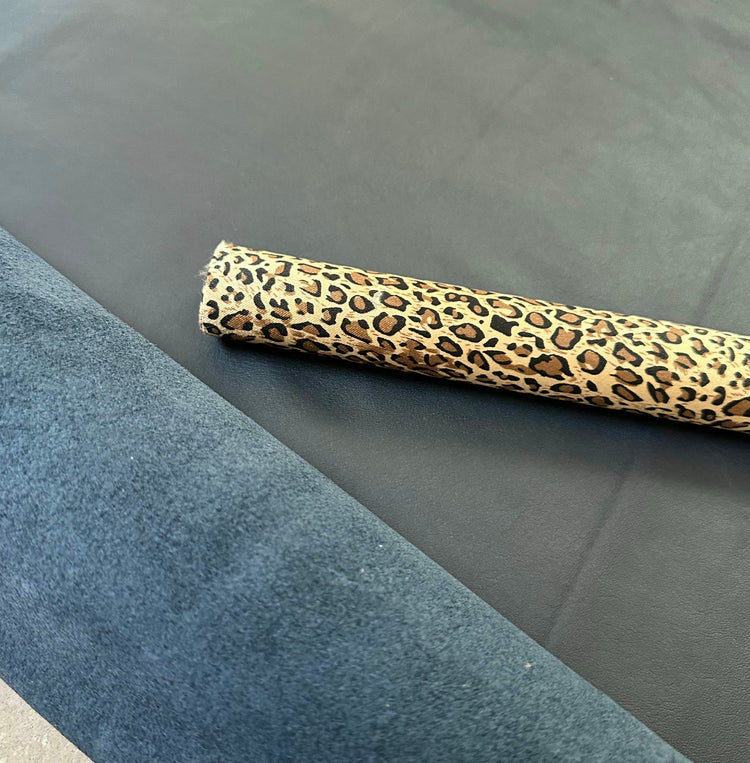 Plongé cowhide leather - Dark Navy blue