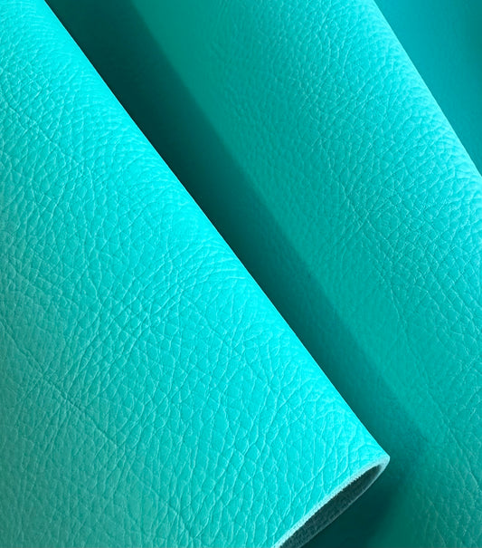 Texas Double-sided Faux Leather - Tiffany Blue