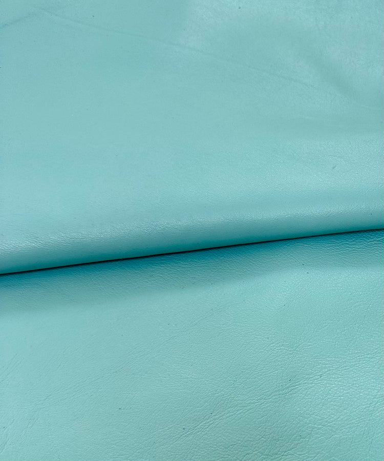 Italian Lambskin Leather - Light blue