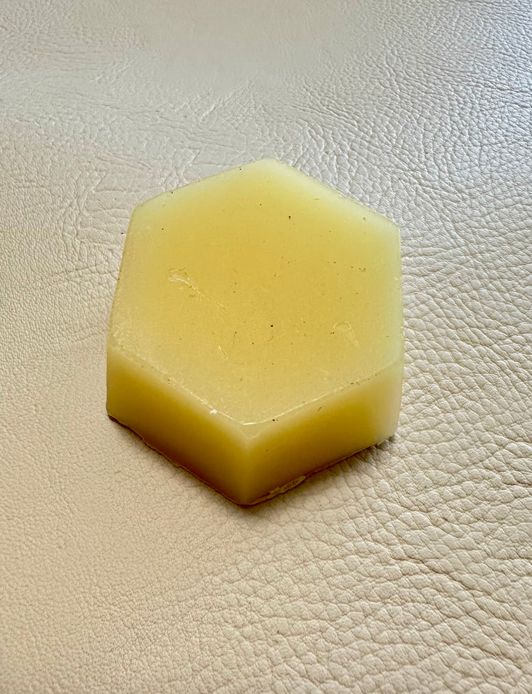 Beeswax/paraffin combo wax hexagon block