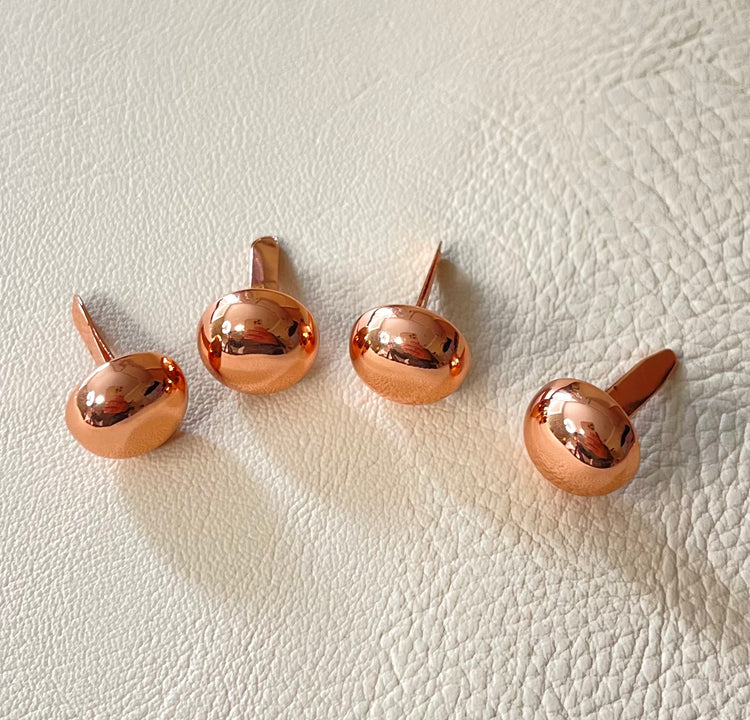 Bag feet - dome - rose gold (pack of 4)