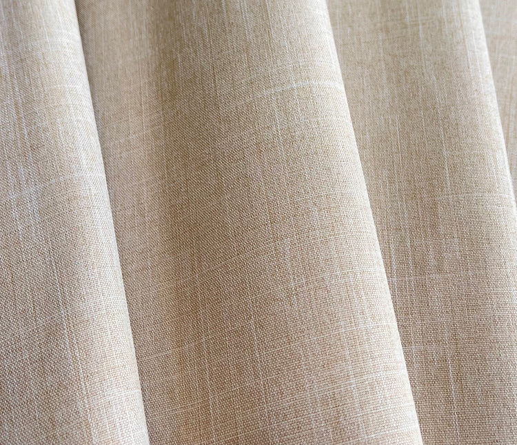 Interfaced Linen Fabric - Oatmeal