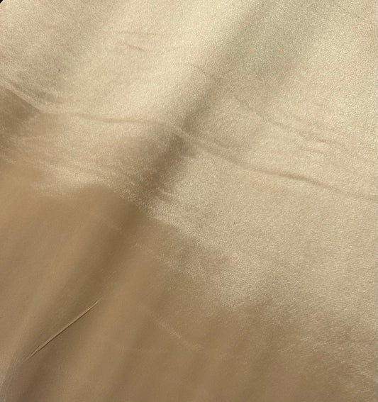 IMPERFECT Pre-interfaced Satin lining in Gold