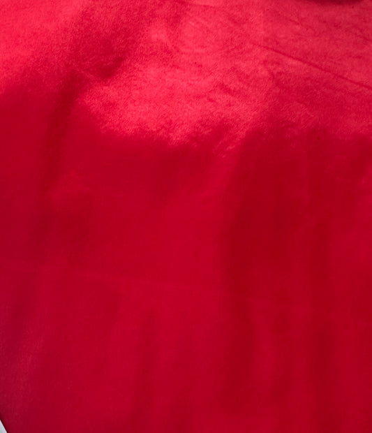 IMPERFECT Pre-interfaced Satin lining in Red