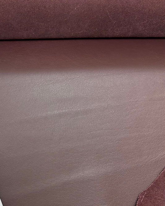 Plongé cowhide leather -  Chocolate Brown