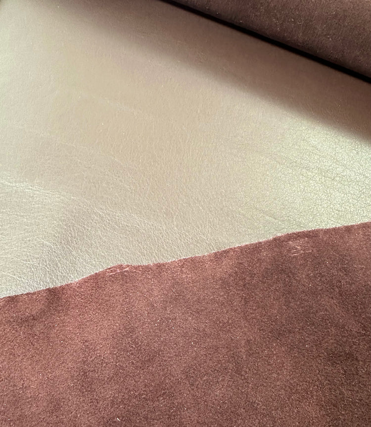 Plongé cowhide leather -  Chocolate Brown