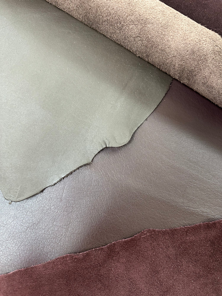 Plongé cowhide leather -  Chocolate Brown