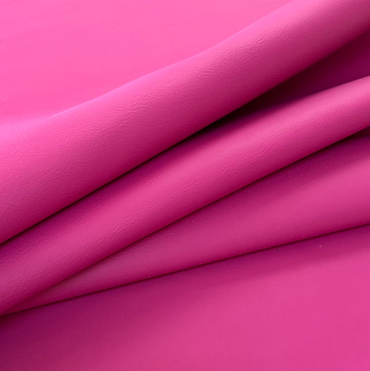 Italian Nappa Leather in Hot Pink