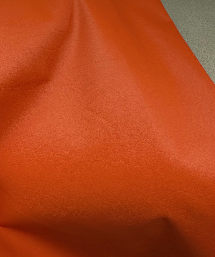 Plongé cowhide leather - Orange