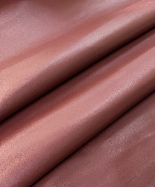 Italian Lambskin Leather - Brown