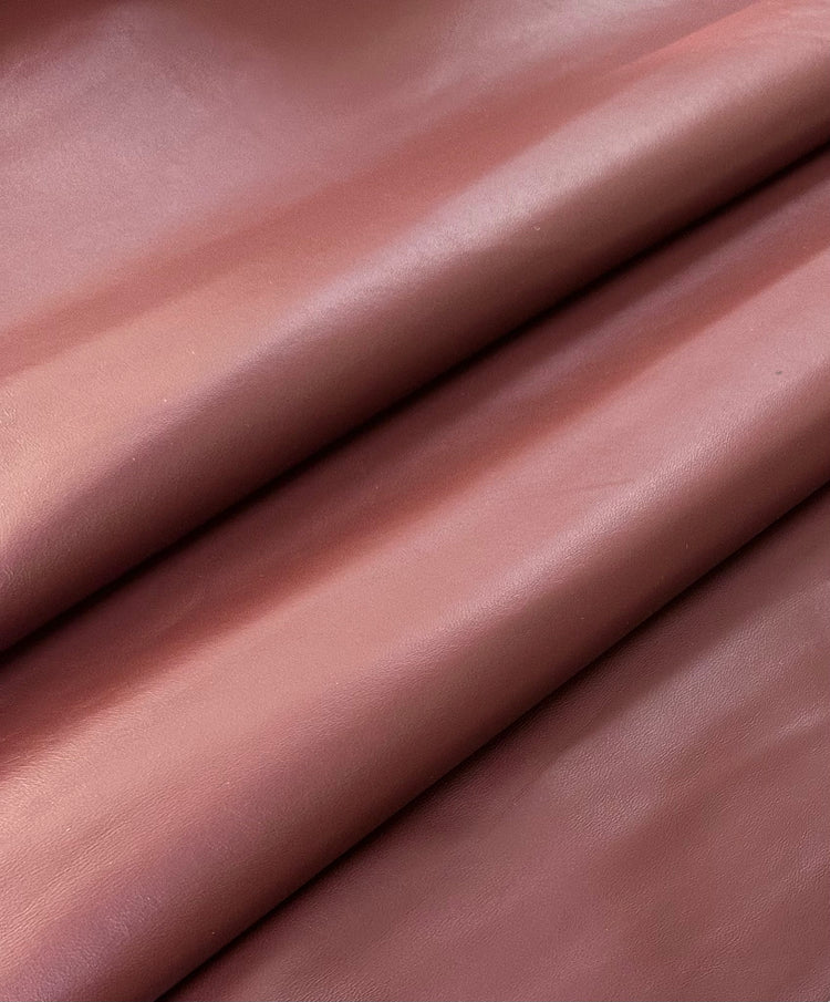 Italian Lambskin Leather - Brown