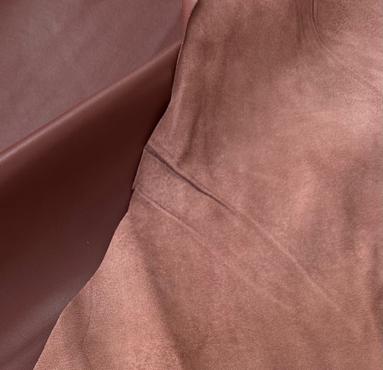 Italian Lambskin Leather - Brown