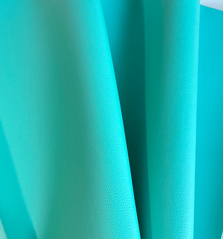 Texas Double-sided Faux Leather - Tiffany Blue