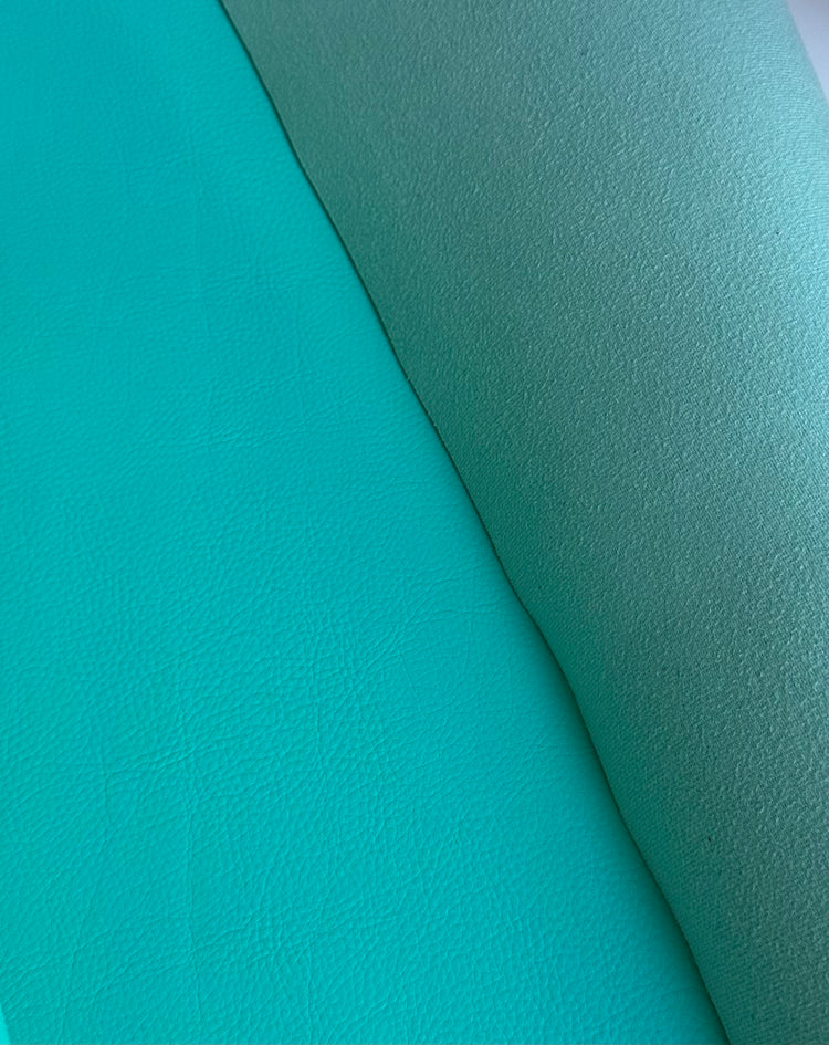 Texas Double-sided Faux Leather - Tiffany Blue