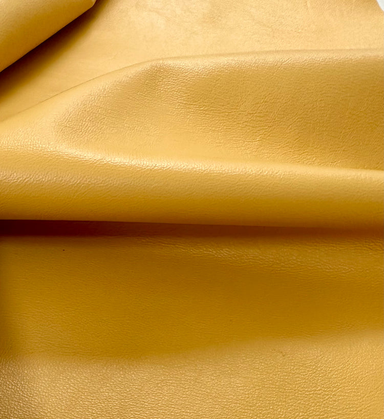 Italian Lambskin Leather - Yellow