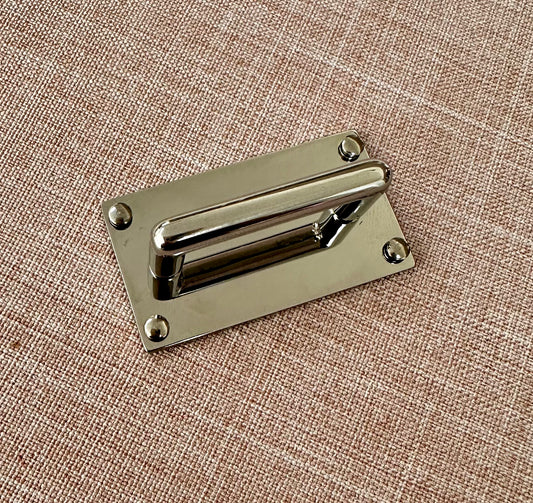 Stainless steel 25mm bridge connector/lock - in silver