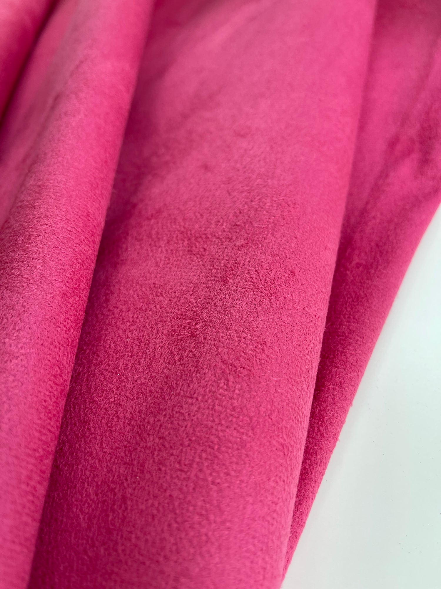 Pre-interfaced Faux Suede Lining Fabric - Hot Pink – The Bag