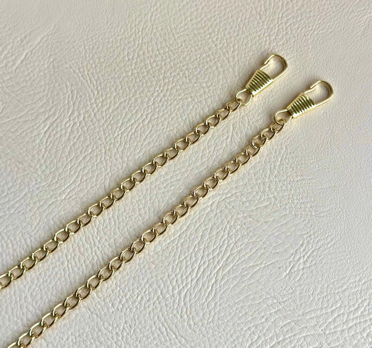 47" Thin purse chain strap in Gold