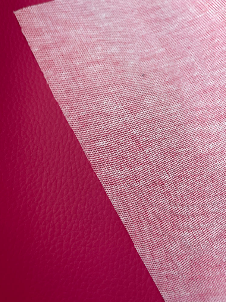 Pebbled Faux Leather - Hot Pink
