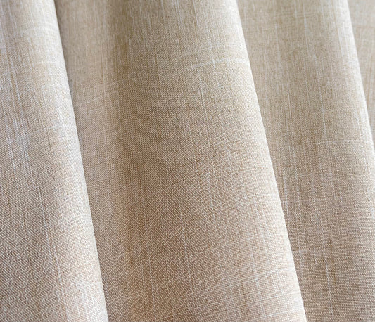 Interfaced Linen Fabric - Oatmeal